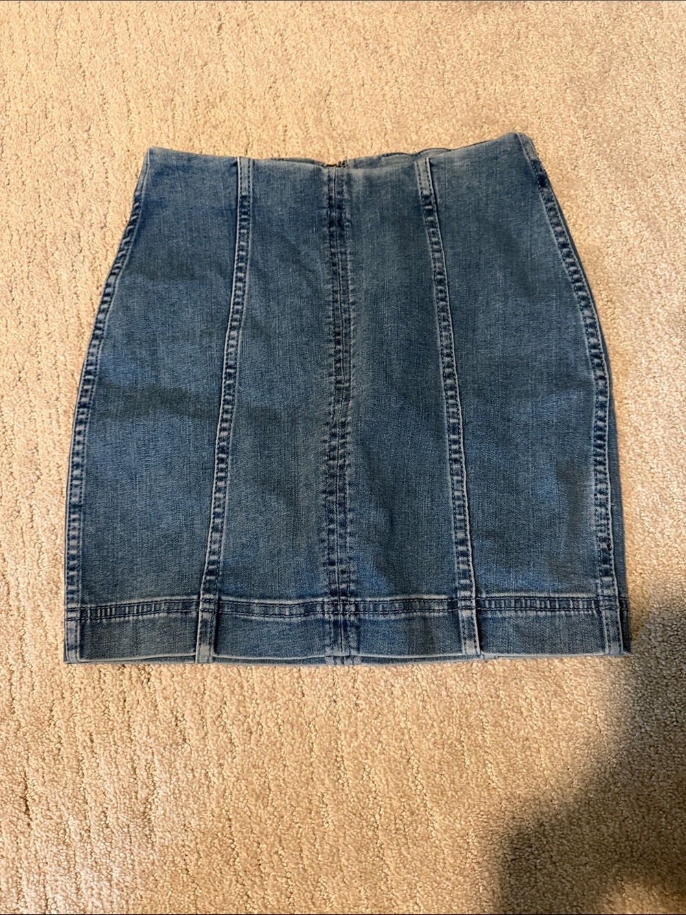 Free People Denim Mini Skirt